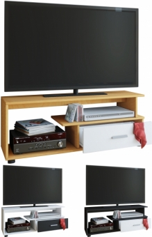 Holz TV Lowboard Fernsehschrank mit Schublade Rimini 