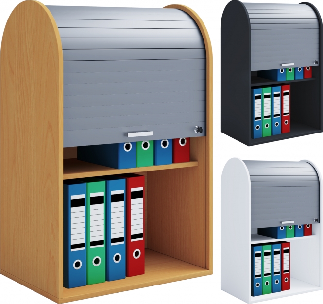 VCM Gruppe | Holz Büromöbel Aktenschrank Akto mit Rollladen