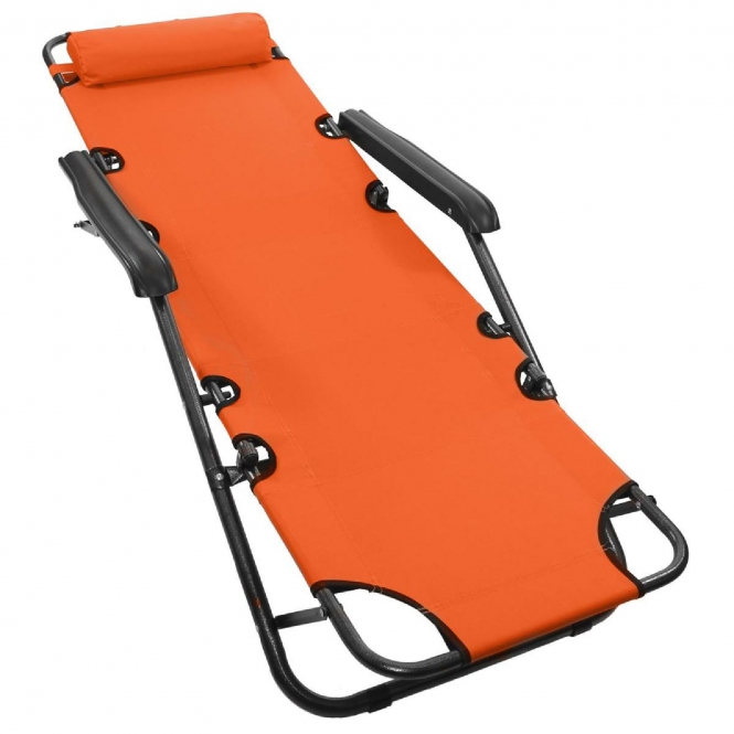 VCM Gruppe | Klappstuhl / Sonnenliege mit Kopfkissen